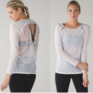 NWT Lululemon If You're Lucky LS Tee